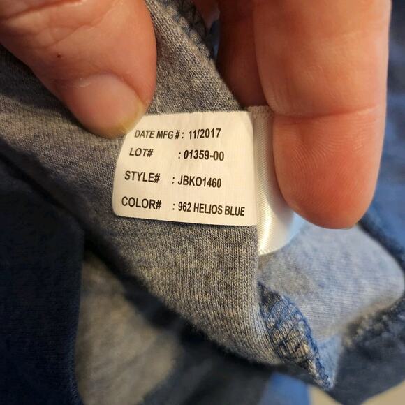 Johnnie-O Sully Quarter 1/4 Zip Pullover Sweater Sweatshirt Blue Kids Size 8 - Picture 5 of 7